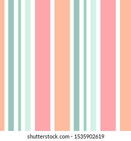 Abstract vector geometric seamless pattern. Vertical stripes. Monochrome background. Wrapping paper. Print for interior design and fabric. Kids background. Backdrop in vintage and retro style.