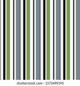 Abstract vector geometric seamless pattern. Vertical stripes. Monochrome background. Wrapping paper. Print for interior design and fabric. Kids background. Backdrop in vintage and retro style.