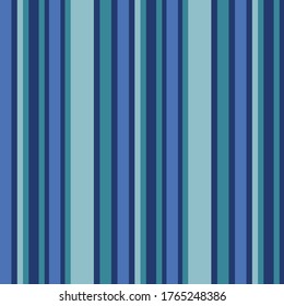 Abstract vector geometric seamless pattern. Vertical stripes. Colored background. Wrapping paper.Print for interior design and fabric. Stripe seamless pattern with green, navy blue, blue colors.