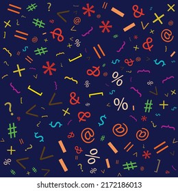 Abstract vector geometric seamless pattern