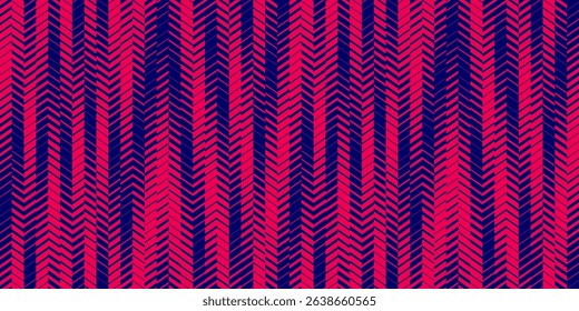 Abstract vector geometric seamless pattern with fading lines, stripes, tracks, halftone stripes. Extreme sport style background, urban art. Trendy blue and red texture. Urban pattern. Sporty design