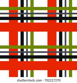 Abstract vector geometric seamless pattern with vertical and horizontal stripes. Monochrome background. Wrapping paper. Print for interior design and fabric. Kids background. Backdrop in vintage style