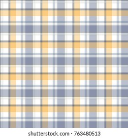 Abstract vector geometric seamless pattern. Vertical and horizontal crossed stripes. Plaid. Monochrome background. Wrapping paper. Print for interior design and fabric. Kids background.