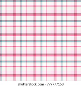 Abstract vector geometric seamless pattern. Vertical and horizontal crossed stripes. Plaid. Monochrome background. Wrapping paper. Print for interior design and fabric. Kids background.