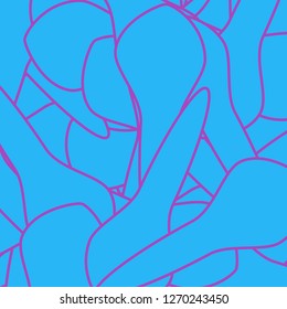 Abstract vector geometric shapes background. Blue and red color.