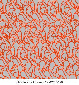 Abstract vector geometric shapes background. Grey and red color.