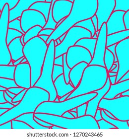 Abstract vector geometric shapes background. Blue and pink color.