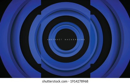Abstract Vector geometric technology background with circle geometrical shapes. Digital innovation concept for your futuristic style for web banner, presentation, branding, print, poster.