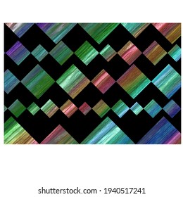 Abstrakte, geometrische Vektorgrafik, Vektorgrafik, farbige Gestaltung.
