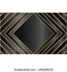 Resumen de textura geométrica vectorial,Ilustración vectorial,Diseño texturado metálico.Fondo abstracto.Fondo oscuro.Fondo de lujo.
