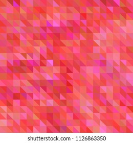 abstract vector geometric triangle background - red and purple