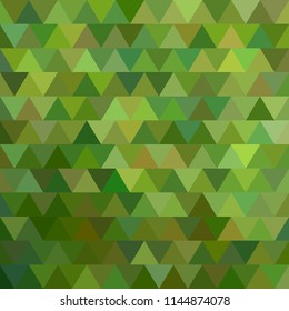 abstract vector geometric triangle background - green and brown