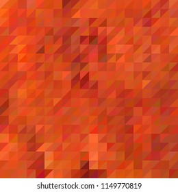 abstract vector geometric triangle background - red and orange