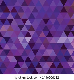 abstract vector geometric triangle background - purple and violet