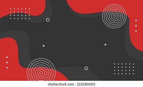 Abstract vector Geometry background. Full color wallpaper background with waving shape. Suitable for templates, banners, posters, covers and others