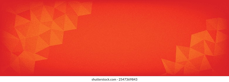 Abstract vector geometry background, red planes panorama.eps10
