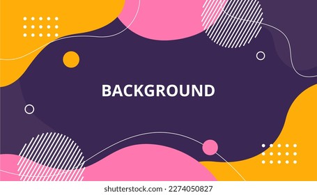 Abstract Vector Geometry Background. Background Wallpaper with multi colors. Suitable for Design Posters, Templates, Banners and others