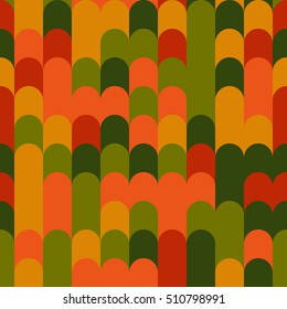 Abstract vector geometry seamless pattern. Colorful background.