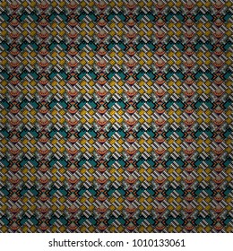 Abstract vector geometry surfaces, lines and points seamless pattern. Used as digital wallpaper and technology background.