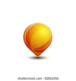 Abstract vector glossy shapes of background. For design