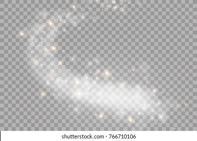 Abstract Vector Glowing Magic Star Light Effect
