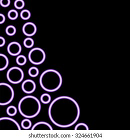 abstract vector glowing neon background