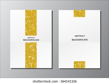 Abstract vector gold background template for your work: document, presentation, web and mobile applications, business infographic, illustration template design, site,cover, poster, report