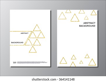 Abstract vector gold background template for your work: document, presentation, web and mobile applications, business infographic, illustration template design, site,cover, poster, report