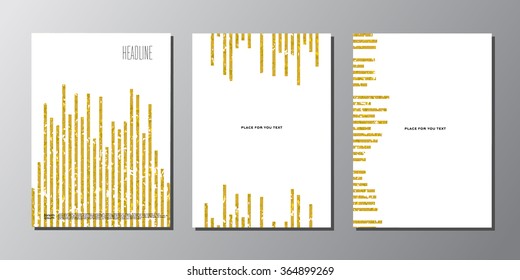 Abstract vector gold background template for your work: document, presentation, web and mobile applications, business infographic, illustration template design, site,cover, poster, report