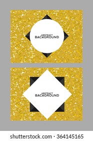 Abstract vector gold background for your work: document, presentation, web and mobile applications, business infographic, illustration template design, site,cover, poster