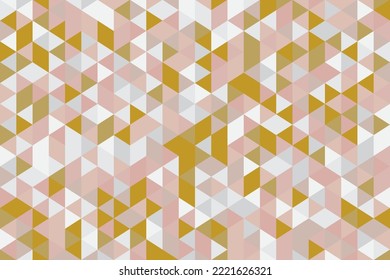 Abstract vector gold polygon for background