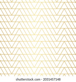 Abstract Vector Golden Line Art Pattern Background. Stock Illustration.