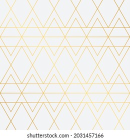 Resumen Vector Línea Dorada Fondo del patrón de arte. Ilustración de acciones.