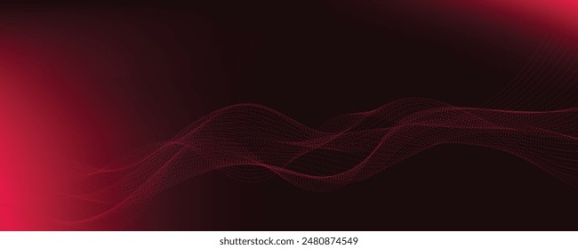 Abstract vector gradient background with  lines.
