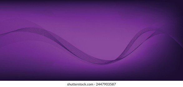 Abstract vector gradient background with waves	
