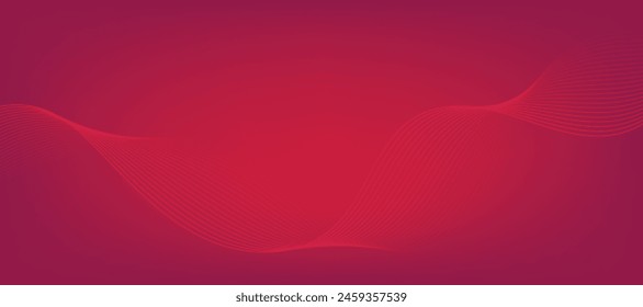 Abstract vector gradient background with waves.