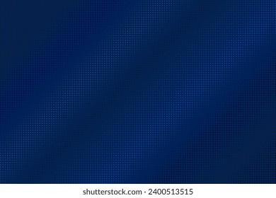 Abstract Vector gradient halftone dot textured on blue color background, monochrome. For business wallpaper banner card greeting invitation