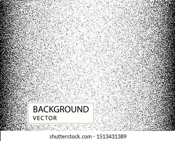 Abstract vector gradient noise. Grunge texture overlay with fine dissolving particles on isolated background. Possibility of overlay.