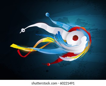 abstract vector graphic, bright background in graffiti