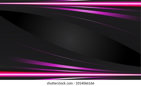 Abstract vector graphic brochure design background purple and black.