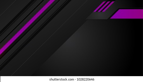 Abstract vector graphic brochure design background purple and black.Trends 2018