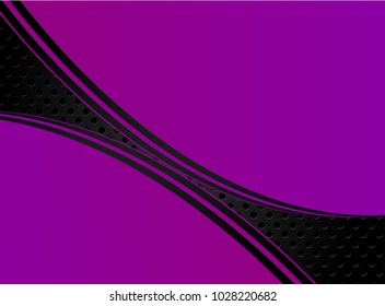 Abstract vector graphic brochure design background purple and black.Trends 2018