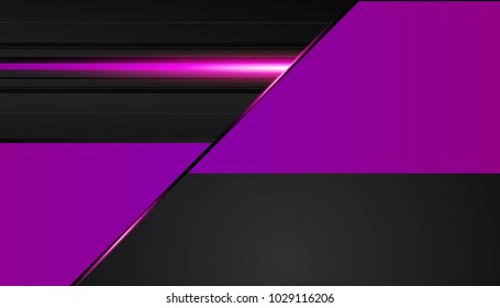 Abstract vector graphic brochure design background purple and black.Trends 2018