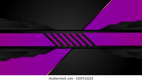 Abstract vector graphic brochure design background purple and black.Trends 2018