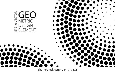 Resumen de elementos gráficos vectoriales, espiral, estilo de semitono , para diseño web, presentación, tarjeta de visita, invitación, afiche, portada, página de inicio.