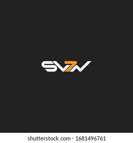 abstract vector graphic illustration of the number 7 in the alphanumeric values