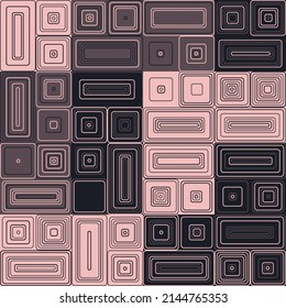 Abstract vector graphics design made with generative art approach using different geometric shapes and bold forms for poster, cover, art, presentation, prints, fabric, wallpaper and etc.