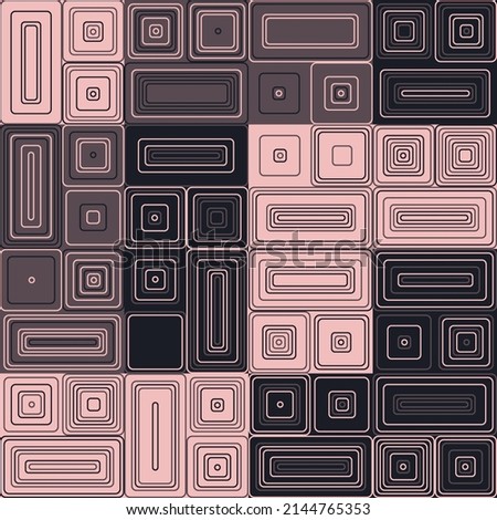 Abstract vector graphics design made with generative art approach using different geometric shapes and bold forms for poster, cover, art, presentation, prints, fabric, wallpaper and etc.