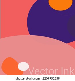 Gráficos vectoriales abstractos en un estilo artístico moderno