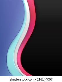 Abstract vector graphics shapes,  modern concept elements for full page content holder  banner for your design